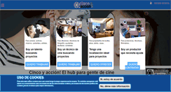 Desktop Screenshot of cincoyaccion.com